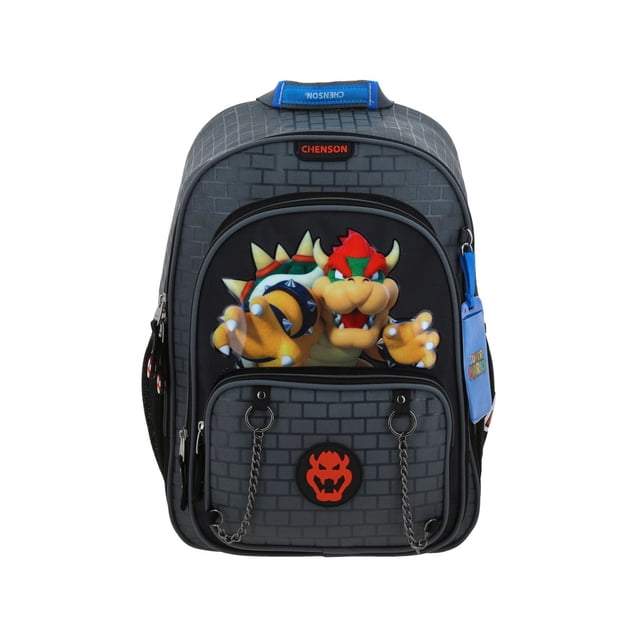 Mochila Escolar Grande Chenson Super Mario Bros Bowser CHEIN MB70980-2