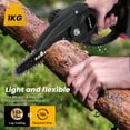thumbnail image 2 of 4-inch & 6-inch Mini Chainsaw Cordless Battery Powered Chainsaw with 24V Batteries Handheld Cordless Power Saw with Safety Protections for Wood Tree Cutting Branch Trimming, 2 of 2