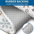 thumbnail image 4 of Light Christmas Snowflake Pattern Bathroom Rugs Sets 3 Piece,Toilet Cover Set,Absorbent Non Slip Bathroom Mats Sets with U-Shaped Contour Rug Toilet Rug Set, 4 of 5