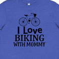 thumbnail image 4 of Inktastic Biking with Mommy Bicycle Youth T-Shirt, 4 of 5