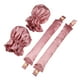 thumbnail image 1 of Juego de 4 rizadores de pelo sin calor Unique Bargains color rosa, 1 of 1