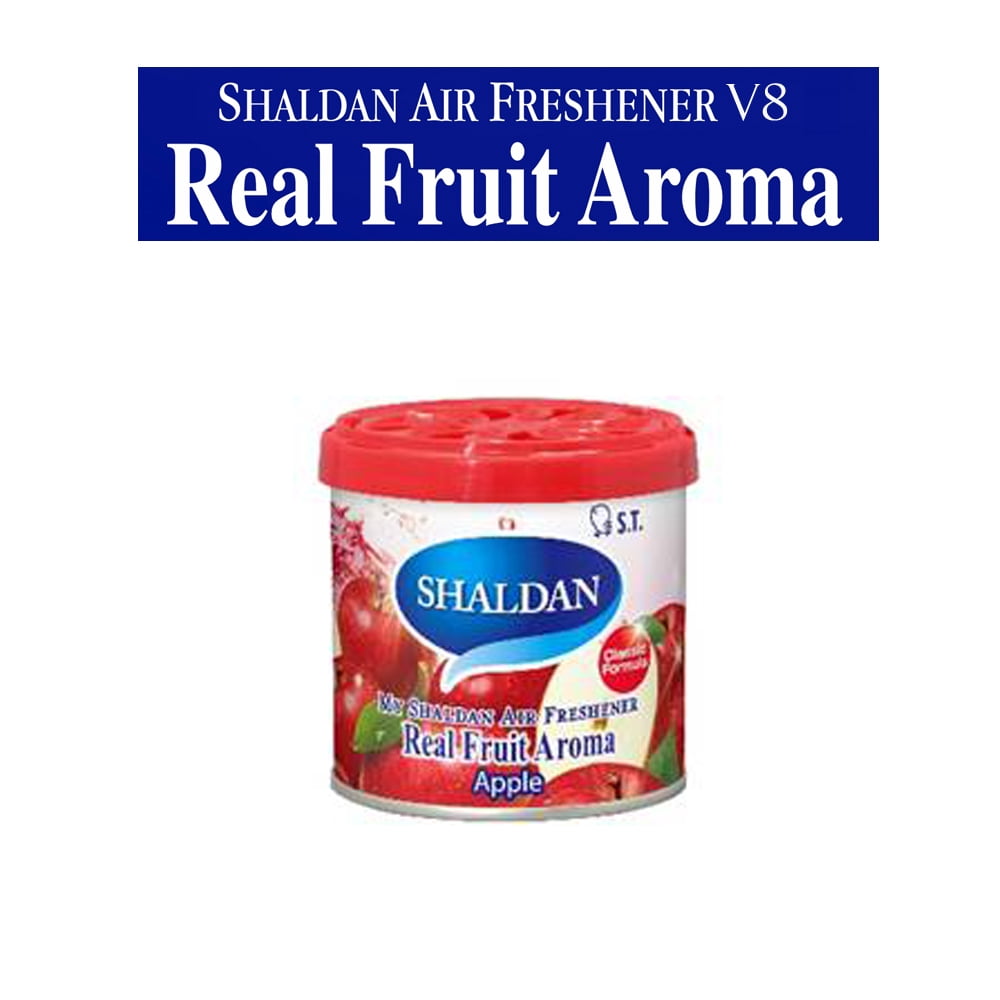 YirehStore My Shaldan Apple Scent 6-cans, Original Classic Formula, Car Cup-holder Natural air freshener, Real Fruit Aroma