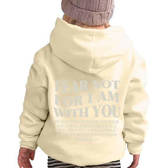 BOOMNY Unisex Boys Girls Hoodie Long Sleeve Hoodies For Girls Letter Graphic Soft Fall Winter Hooded Sweatshirt