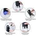 thumbnail image 6 of Deago Electric Gravity Salt and Pepper Grinder with Adjustable Coarseness Automatic Pepper and Salt Mill Grinder Battery Powered with LED Light, 1PCS, 6 of 11