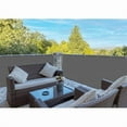 thumbnail image 2 of Protection de Balcon Écran de Confidentialité 90x300cm Gris 100 % Polyester (160g/m2) Protection UV Opaque_mg, 2 of 5