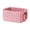 Pink/L, variant on HOARBOEG Paper Rope Woven Storage Basket with Handles, 9.8 x 7.5 x 5.5 Inch, Decorative Natural Fiber Organizer Bin for Home, Bathroom, Bedroom, Office, Black