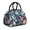 Black-68, variant on Spring Bloom Lunch Tote with Butterfly and Bee Pattern, Country Rustic Style Cooler Bag