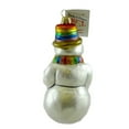 thumbnail image 2 of 5.25In Rainbow Snowman, Glass, Ornament Happy Gay Glbt Crystal Ha053ac, 2 of 2
