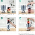 thumbnail image 6 of Food Chopper with 7-Cup Glass Bowl + 250W Personal Blender for Smoothies, 6 of 8