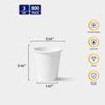 thumbnail image 2 of Juego de 800 vasos desechables de baño, vasos de papel para fiestas, picnic, barbacoa, 2 of 4