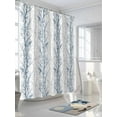 thumbnail image 3 of Navy Blue Shower Curtain, Grey Tree Branch Waterproof Shower Curtain Set with 12 Hooks Lightweight Washable Fabric Shower Curtains for Bathroom 48x72 Inches, 3 of 6