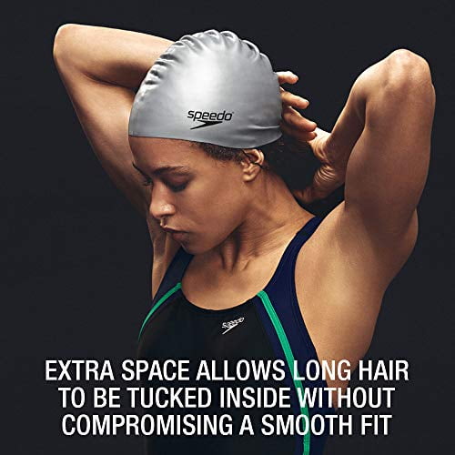 Details about   Speedo Adult Unisex Long Hair Swimming Cap 