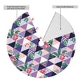 thumbnail image 2 of Yiaed Plaid Flamingo Print Christmas Tree Skirt , Tree SkirtsTree Mat for Christmas Winter Holiday Indoor Decorations-30", 2 of 7
