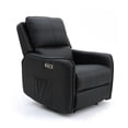 thumbnail image 2 of Sillón Reclinable Eléctrico Con Masajeador Vanlig Quebec Color Negro, 2 of 5