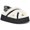 White, variant on Womens Disco Cross Sheepskin Slides Slingback Sandals