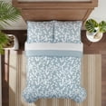 thumbnail image 2 of Serta Simply Clean Ellen Botanical Leaf 2-PieceComforter Set, Twin XL, 2 of 4