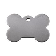 Red Dingo Titanium Bone Personalized Engraved Pet ID Tag, Medium