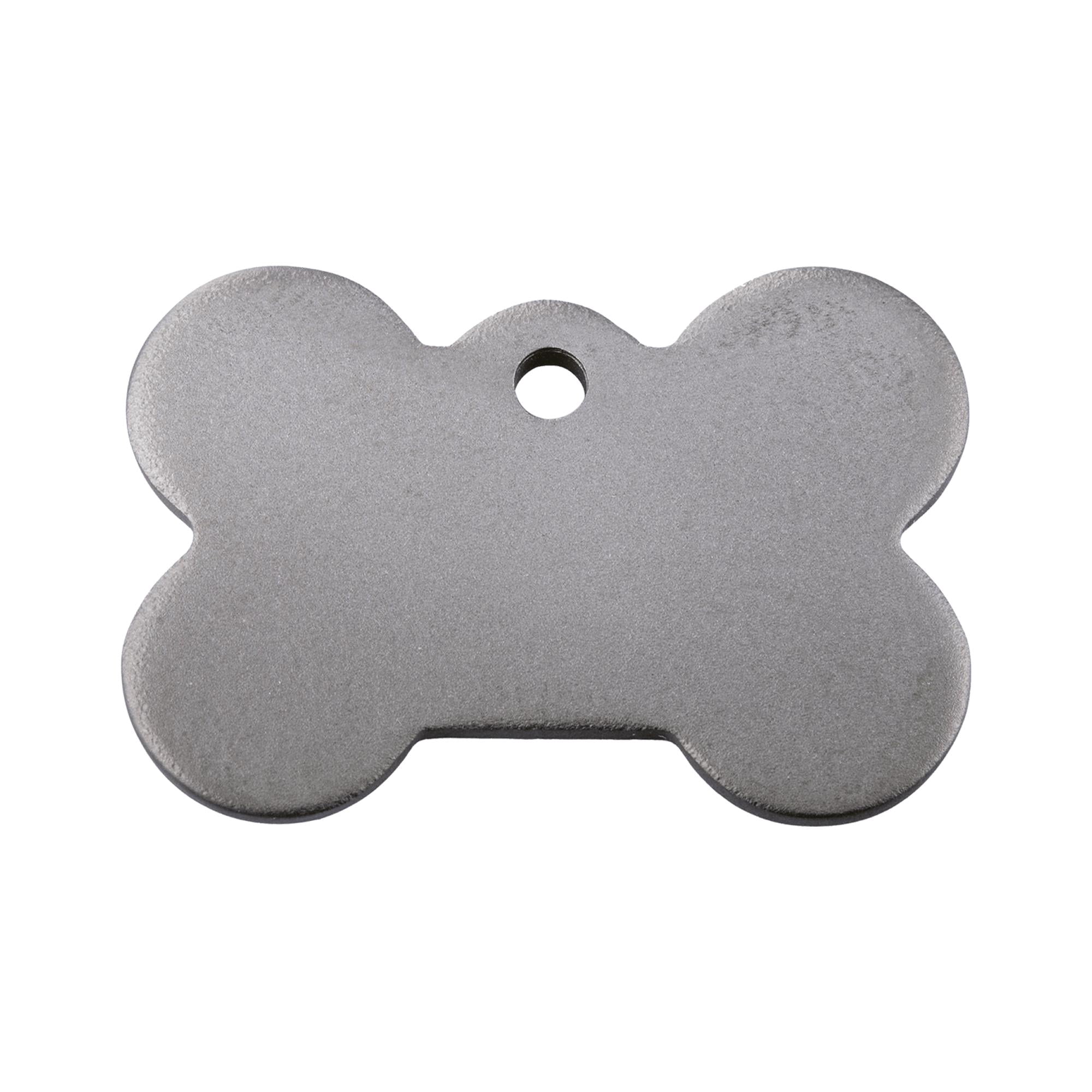 Red Dingo Titanium Bone Personalized Engraved Pet ID Tag, Medium