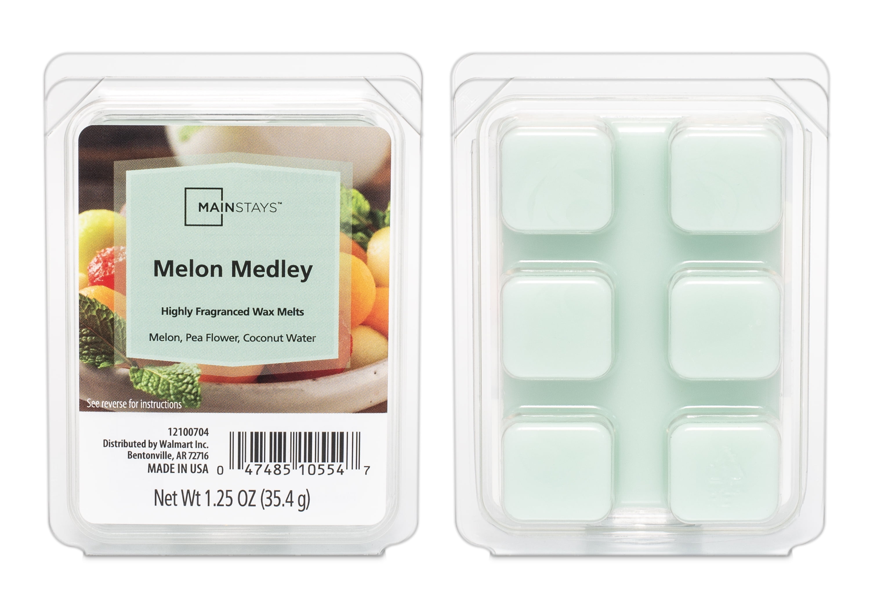 Mainstays Melon Medley Scented Wax Melts 1.25 oz with Tropical