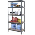 thumbnail image 5 of Zimtown 35"W x 18"D x 71"H 5-Shelf Garage Wire Shelving Unit Steel Storage Rack, Black/Gray, 5 of 6