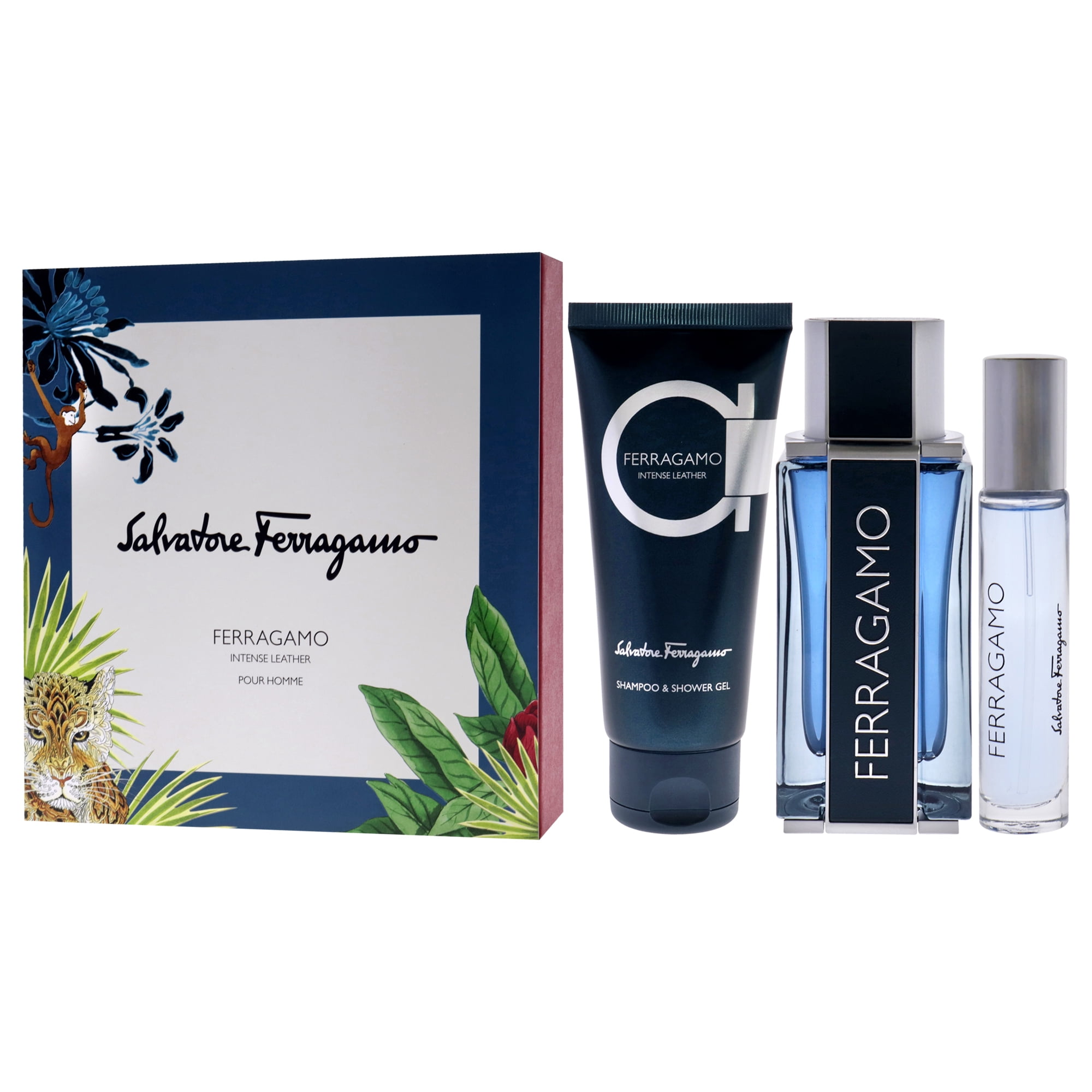 Salvatore Ferragamo Ferragamo Intense Leather Set , 3 Pc Gift Set