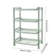 thumbnail image 3 of Estante de Baño de Cuatro Niveles | Organizador de Plástico de Varios Niveles con Estantes de Nido de Abeja y Drenaje | Base de Silicona Antideslizante | Montaje Sin Herramientas | Almacenamiento de, 3 of 6