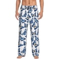 thumbnail image 1 of Fotbe Beautiful Butterflies Pantalones de Pijama para Hombre, Pantalones de Dormir, Pantalones de Casa con Cintura Ajustable y Bolsillos-XX-Large, 1 of 6
