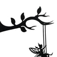thumbnail image 3 of Estatua mariposa, decoración de , artesanías, estacas de árbol negro, adorno de inserción para interiores y exteriores L Gloria Estatua de silueta de hada, 3 of 8