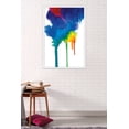 thumbnail image 2 of Bold Color - Rainbow Watercolor Wall Poster, 22.375" x 34", Framed, 2 of 2