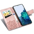 thumbnail image 6 of for Samsung Galaxy S22 5G Wallet Case, 3D Butterfly Flower PU Leather with Credit Card Slots Holder Magnetic Closure Folio Phone Cover for Samsung Galaxy S22 Rhinestone Rose Gold, 6 of 14