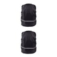 thumbnail image 4 of Advancent Cubierta de impermeable Senderismo Camping Viajar al aire libre Cinta reflectante Cubierta de lluvia negro METRO 2piezas Advancent CBP069339, 4 of 5