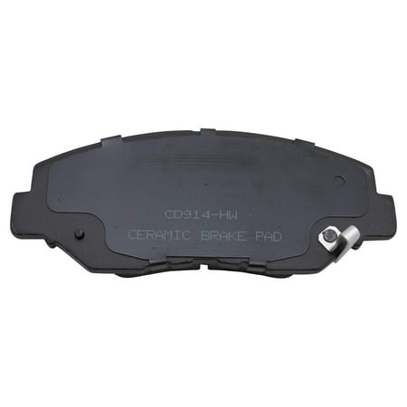 TRQ Front Brake Pads Ceramic Fits Select 2013-2015 Acura ILX 2003-2017 Honda Accord 2012-2021 Civic 2002-2016 CR-V 2016 CR-Z 2003-2011 Element 2013-2014 Fit 2003-2008 Pilot