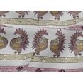 thumbnail image 4 of oneOone Viscose Jersey Fabric Peacock Block Printed Craft Fabric BTY 60 Inch Wide, 4 of 5