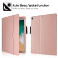 thumbnail image 2 of iPad 9th Generation Case,iPad 8th/7th Genration Case, iPad 10.2 Case 2021/2020/2019 with Pencil Holder - Multi-Angle Stand, Hand Strap, Auto Sleep/Wake, Rose Golden, 2 of 8