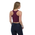 thumbnail image 2 of Women's Tank Crop Top Racerback Sportswear Sleeveless Stretch Fitted by Lunarable, 2 of 3