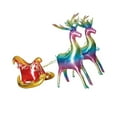thumbnail image 2 of Iumwxz Christmas Deer Balloons Set of 3 Green Plastic 81x50cm Holiday Decorations for Indoor Outdoor Xmas Party Centerpiece Photo Background Props Durable Lightweight Material for Festive Atmosphere, 2 of 6