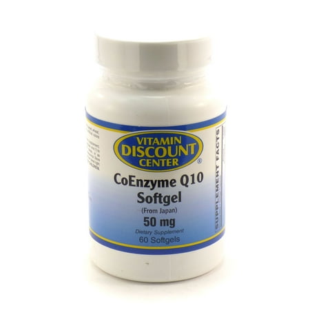 10 Centers - CoEnzyme Q10 50mg by Vitamin Discount Center - 60 Softgels COQ10