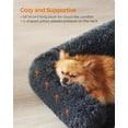thumbnail image 4 of Cama para Perros Feandrea Gris Oscuro Tela de Felpa para Perros Pequeños y Medianos, 4 of 7