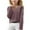Purple, variant on Bobifish Big Girls Light Pink V-Neck Sweater Glitter Texture Detail Long Sleeve Sweater Knitted Elegant Kids Daily Pullover Top For Ladies