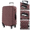 thumbnail image 5 of Red Bigfoot and Heart Pattern Luggage Cover Fashion Suitcase Cover Baggage Covers Fit 25-28 Inch Luggage (Go Travel), 5 of 5
