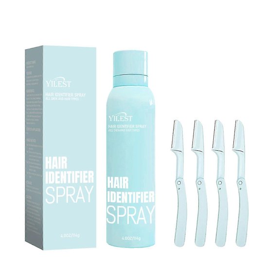 2024 New Hair Removal Spray, Hair Identifier Spray For Facial Shaving, Facial Hair Identifier Spray For Dermaplaning