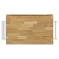 thumbnail image 5 of Bowery Hill Transitional Wood Kitchen Cart with Drop Leaf in Natural Brown/White, 5 of 9