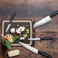 thumbnail image 3 of Cuchillo Santoku Victorinox plateado/negro con hoja de 17 cm, 3 of 4