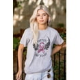 thumbnail image 3 of Support The Fight Breast Cancer Pink Women's Plus Size Graphic Tee Brisco Brands 2X, 3 of 5