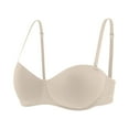 thumbnail image 4 of Hemlock Deep Back Balconette Bras, Deep Back Bra, Plunging Balconette Neckline, Backless With Versatile Straps, White Plunging Neckline Bras, White S, Size S-XL, 4 of 9