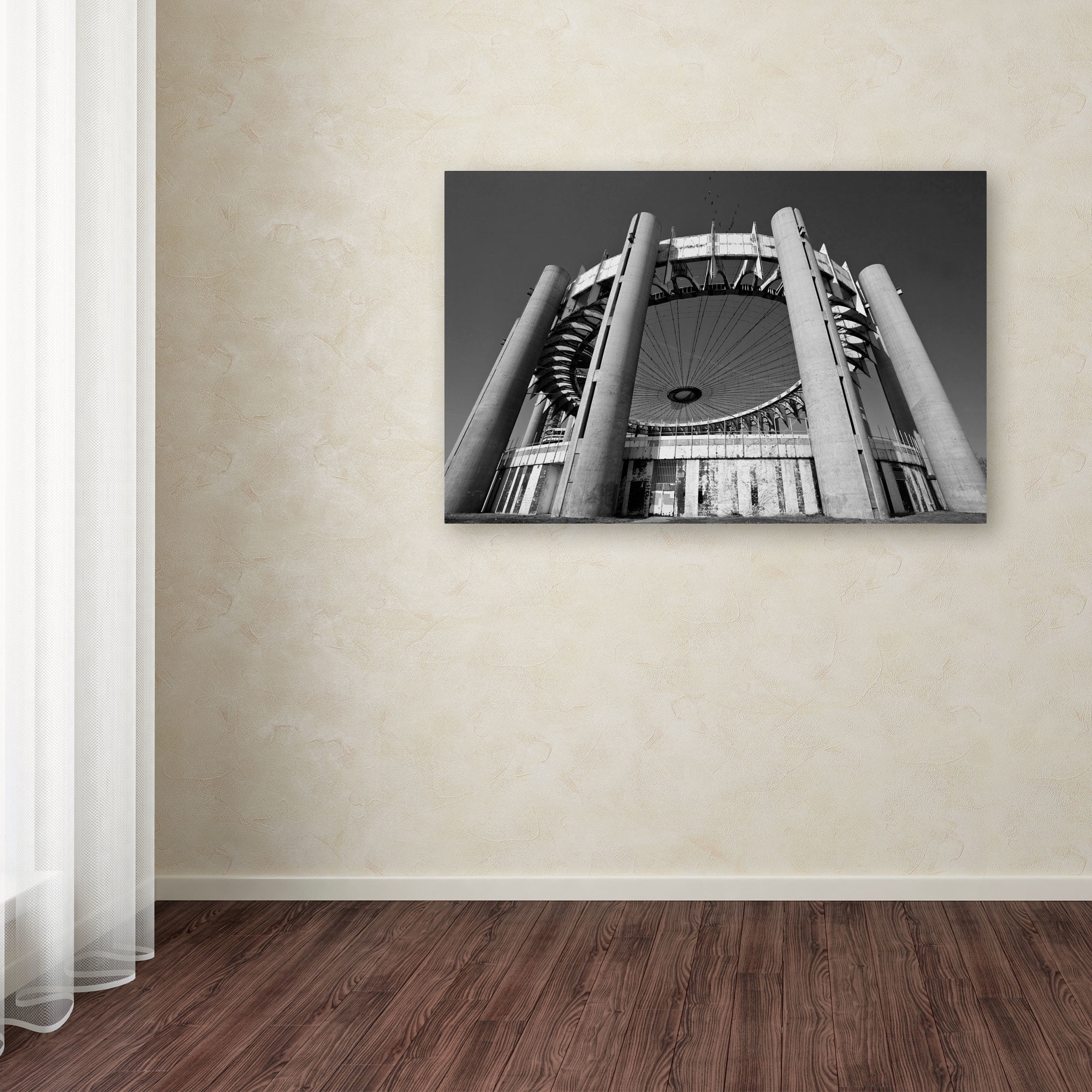 Trademark Fine Art "Flushing Meadow Worlds Fair" Canvas Art by Yale Gurney