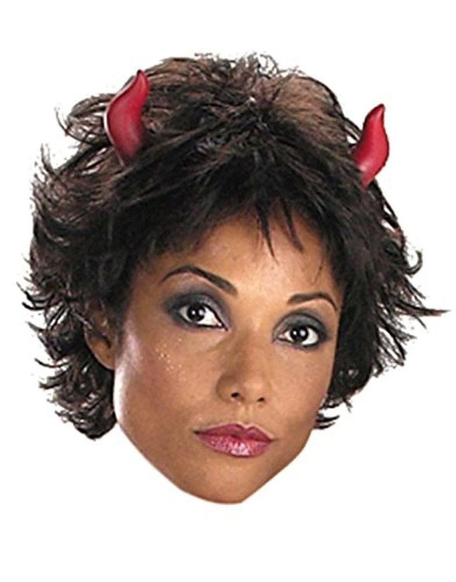 Adult Costume Short Red Devil Horns
