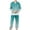 Mens Pajamas Mint Green, variant on Men Pajamas Sets 2 Piece Long Sleeve Shirts and Pants Pajama Outfits with Pocket Lightweight Gradient Printed Sleepwear Loungewear Set
