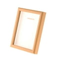 thumbnail image 4 of deevoka Shadow Box Frame Collectible Wood for Insignia Pins Gymnastics Wood Color 7inch, 4 of 9