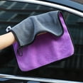 thumbnail image 2 of Htwon Microfiber Cleaning Cloth Towel Rag No-Scratc Car Polishing Kitchen Detailing, 2 of 14